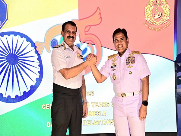 Reception hosted by Admiral Dinesh K Tripathi onboard INS Mysore (Photo/ X@indiannavy)