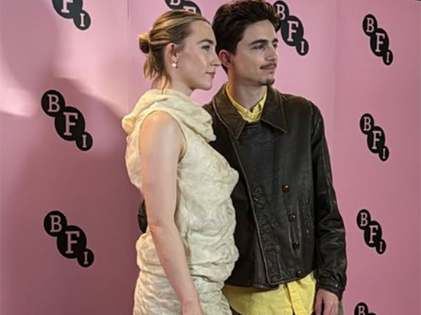 Actor  Timothée Chalamet and Saoirse Ronan (Image Source: Instagram/@britishfilminstitute)/@