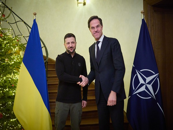 Secretary General of NATO, Mark Rutte meeting Ukrainian President Volodymyr Zelenskyy (Photo/ X@ZelenskyyUa)