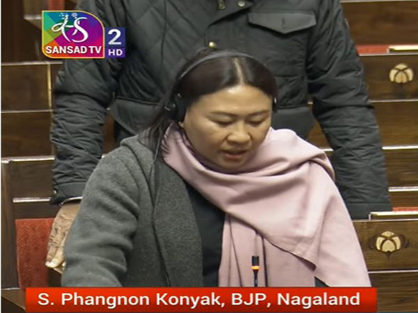 Bharatiya Janata Party MP Phangnon Konyak  (Photo/Sansad TV)