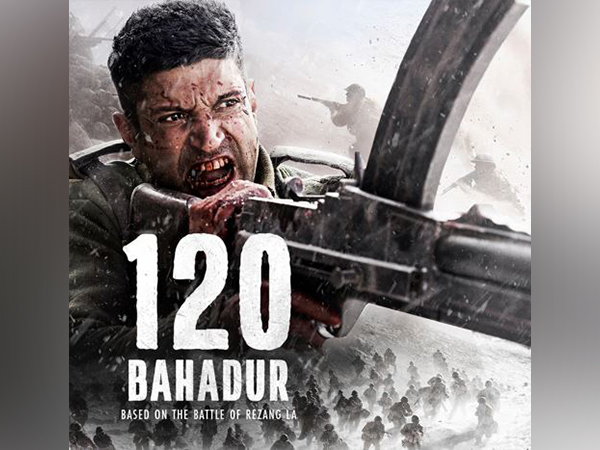 Poster of Farhan's film 120 Bahadur (Image source: Instagram)