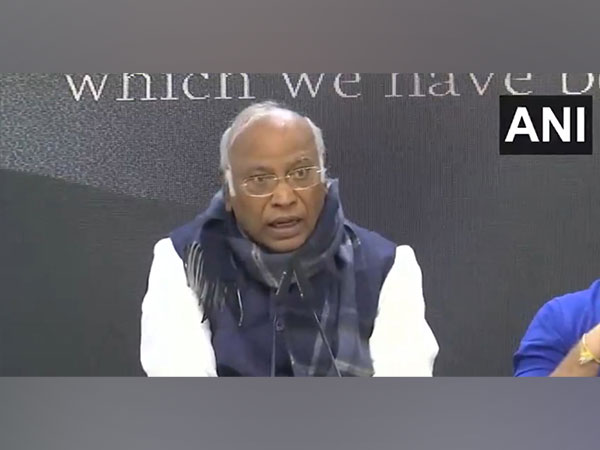 Congress president and Rajya Sabha LoP Mallikarjun Kharge (Photo/ANI)