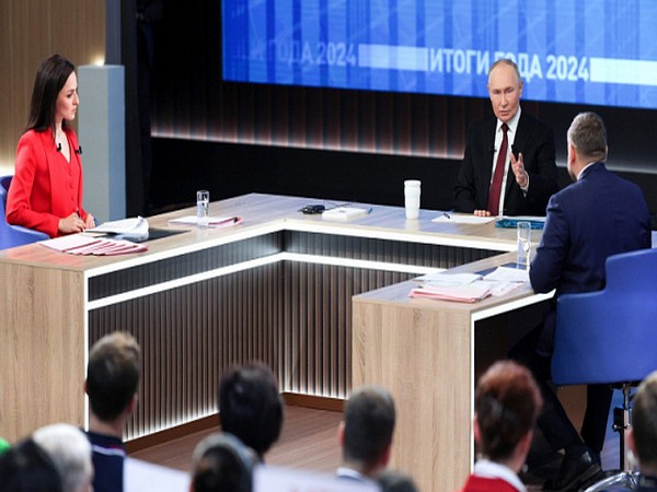 Russian President Vladimir Putin at annual news conference (Image/TV BRICS)