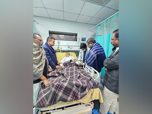 BJP MP Pratap Sarangi in hospital (Photo/ANI)