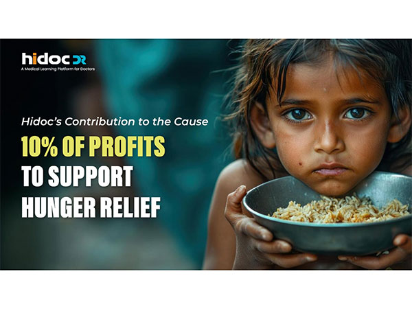 Hidoc’s Contribution to the Cause: 10% of Profits to Support Hunger Relief