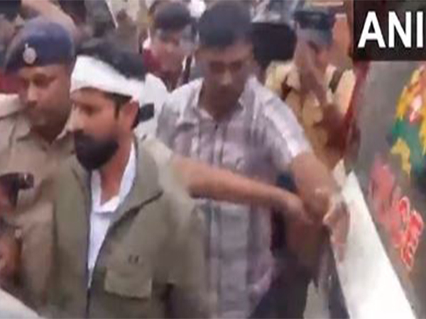 An earlier visual of BJP leader CT Ravi being brought to Belgavi court (File Photo/ ANI)