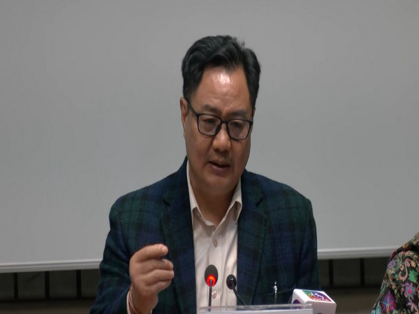 Union Parliamentary Affairs Minister Kiren Rijiju. (Photo/ANI)