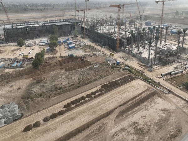 Noida International Airport construction site (File photo/ANI)