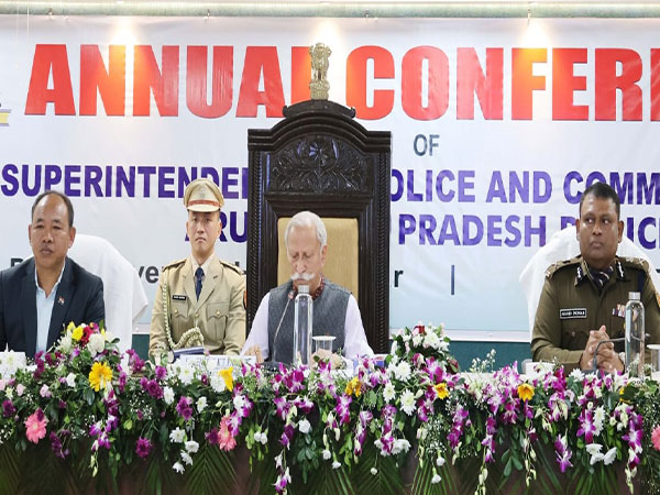 Arunachal Pradesh Governor addresses conference of SPs and Commandants  (Photo/ANI) 