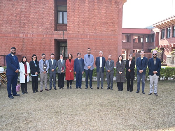 Delegation of 26 Nepali diplomats and officers (Photo/ANI)