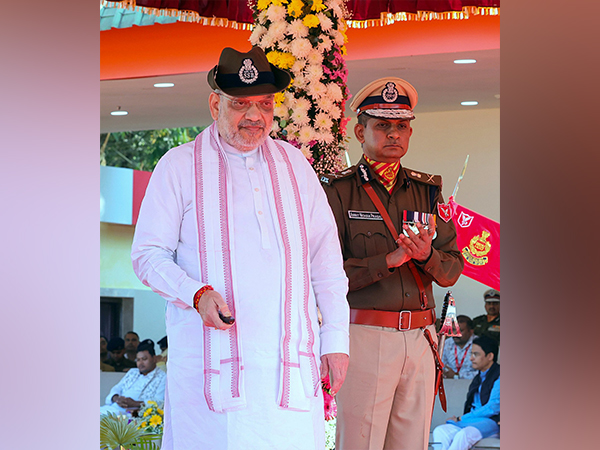Union Home Minister Amit Shah attends the 61st Foundation Day Parade ceremony of SSB in Siliguri (Photo/ANI)