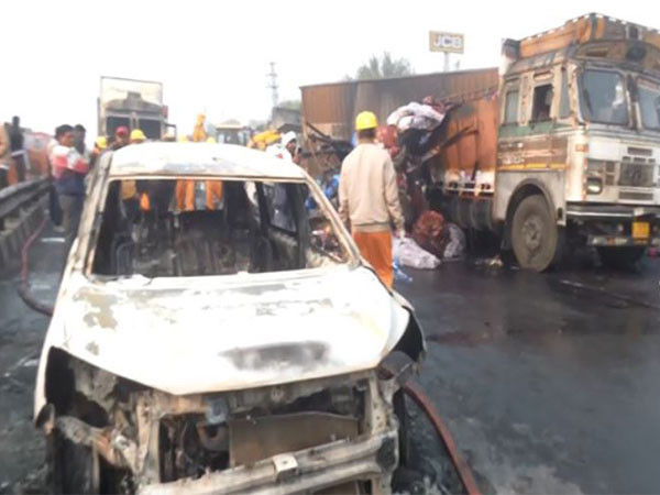 Visuals from the accident site (Photo/ANI)