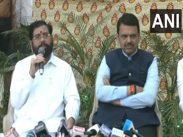 Maharashtra Chief Minister Devendra Fadnavis along with his deputy Eknath Shinde (Photo/ANI)