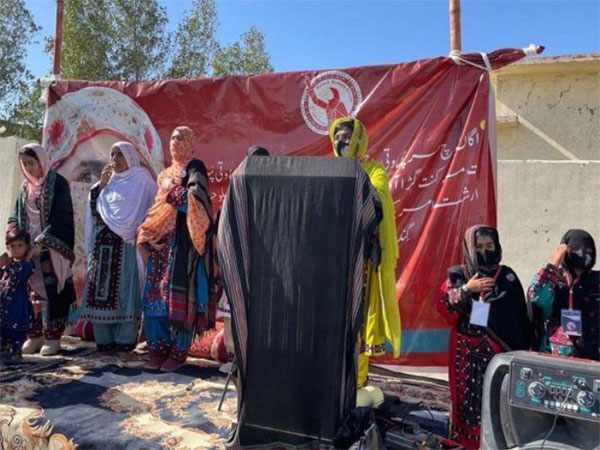 Baloch Women’s Forum commemorating Karima Baloch (Image Source/ @TBPEnglish)