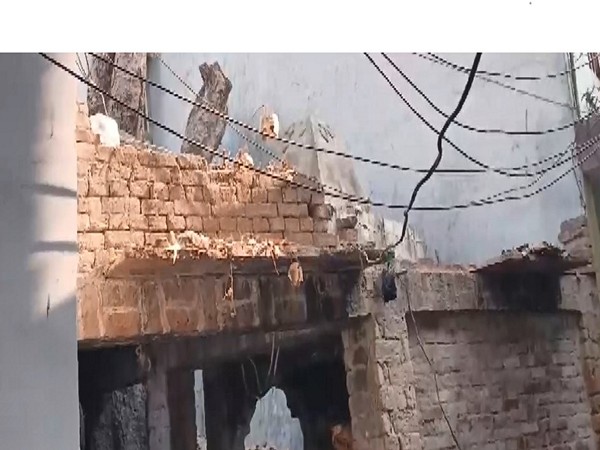 Visuals of the structure in Bulandshahr (Photo/ANI)