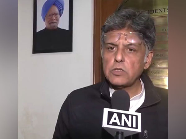Congress Lok Sabha MP Manish Tewari. (Photo/ANI)