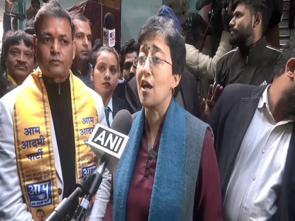 Delhi Chief Minister Atishi visits Rangpuri area (Photo/ANI)
