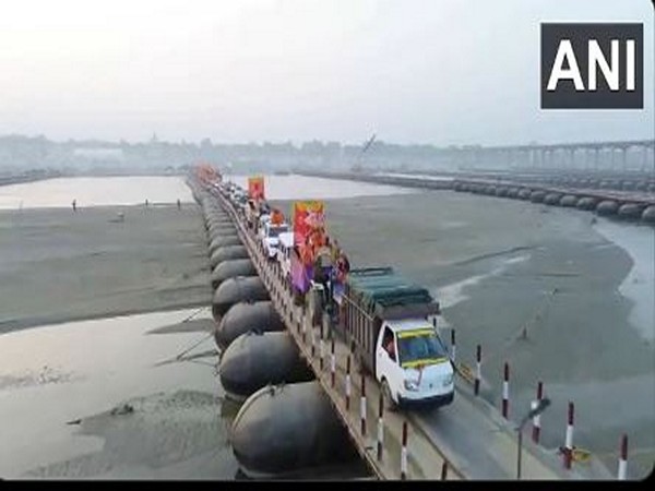 Shri Panch Dashnam Avahan Akhada in Prayagraj  (Photo/ANI)