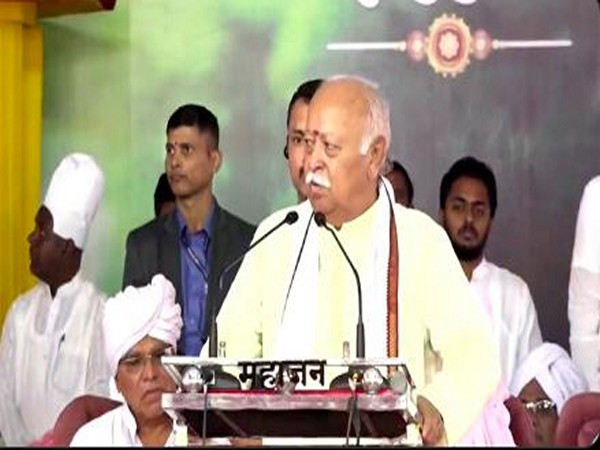 RSS Chief Mohan Bhagwat (Photo/ANI) 