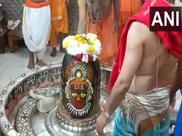 A visual from the Mahakaleshwar temple in Ujjain (Photo/ ANI)