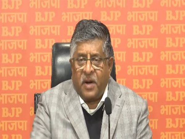 BJP MP Ravi Shankar (Photo/ ANI)