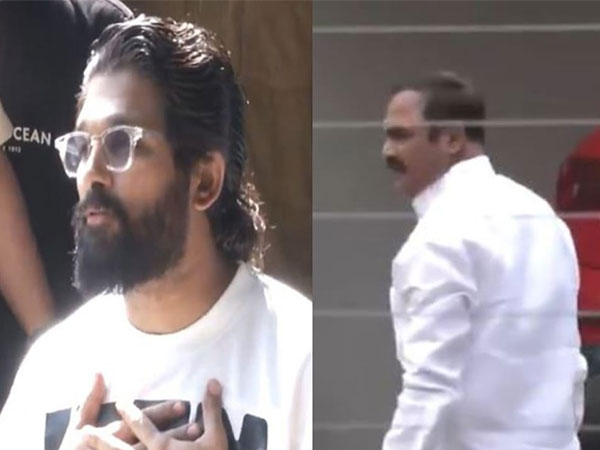 Allu Arjun’s father-in-law, Kancherla Chandrashekhar Reddy visits his house in Jubliee Hills (Photo/ANI)