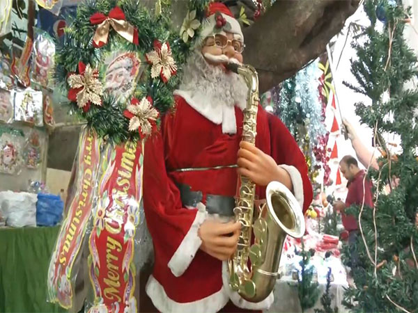 Visual from a market in Varanasi. (Photo/ANI)