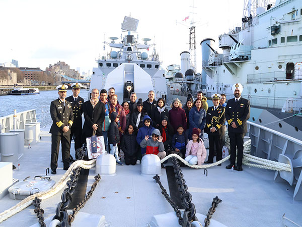 INS Tushil in London (Photo/@indiannavy)