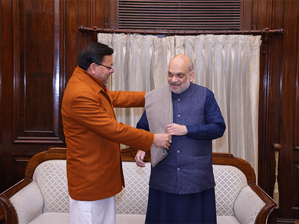 Uttarakhand CM Dhami met Union Home Minister Amit Shah (Photo/Pushkar Singh Dhami's X)