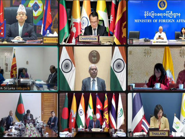 24th virtual Session of BIMSTEC Senior Officials’ Meeting (Image Credit: X@MEAIndia)