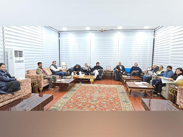 Visual from the meeting (Photo: Ramvir Singh Bidhuri/X)