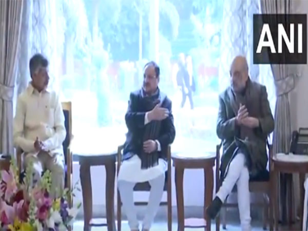NDA leaders in the meeting (Photo/ANI)