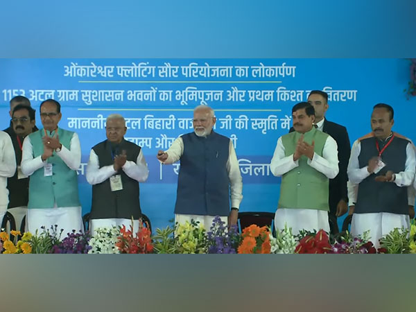 Prime Minister Narendra Modi in MP (Photo/ANI)
