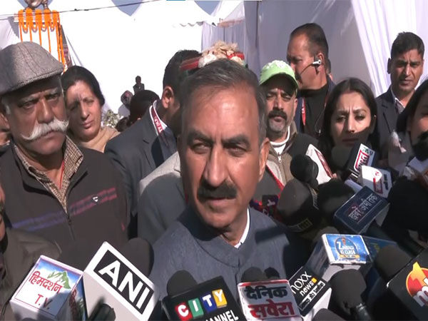 Himachal Pradesh Chief Minister Sukhvinder Singh Sukhu (Photo/ANI)