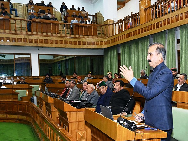 Himachal Pradesh Chief Minister, Thakur Sukhvinder Singh Sukhu  (File Photo/ANI)