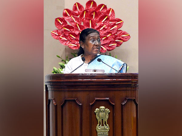 President Droupadi Murmu (Image/ANI)