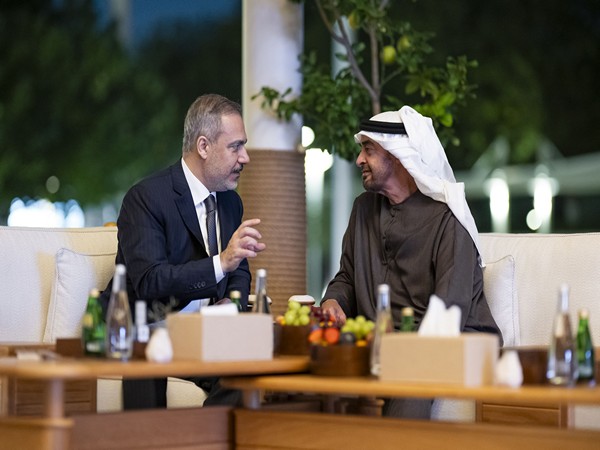 UAE President and Turkish Foreign Minister discuss bilateral relations and regional developments (Image/WAM)