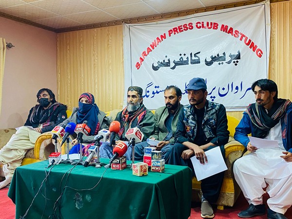 Press conference by BYC discussing drug abuse in Balochistan (Photo/ X@BalochYakjehtiC)