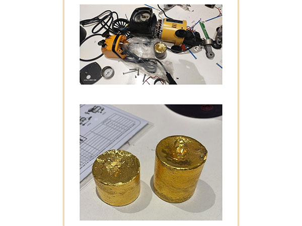 Seized gold (Photo/PIB)