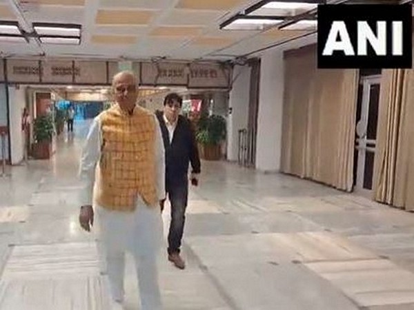 Chairman of JPC on Waqf (Amendment) Bill, 2024, Jagdambika Pal arrives for a meeting of the Committee, in Parliament premises (Photo/ANI)