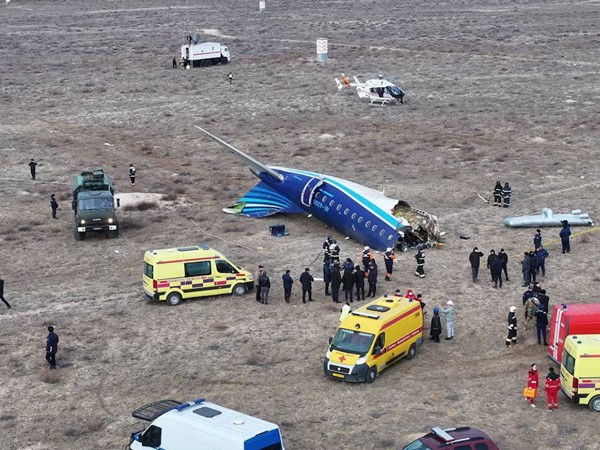 Site of the plane crash (Photo/ Reuters)