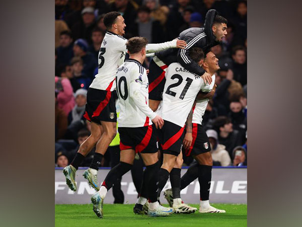Fulham players celebrating (Photo: @FulhamFC/X) 