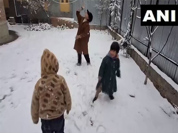 Pulwama transforms into winter wonderland (Photo/ANI)