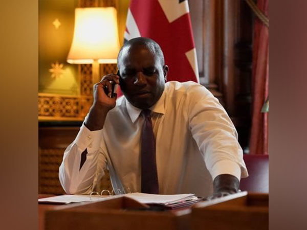 David Lammy, UK's Secretary of State for Foreign, Commonwealth and Development Affairs (File Photo/ X@DavidLammy)