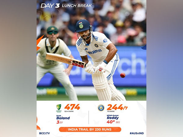 Australia vs India. (Picture: X/@BCCI)