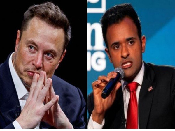 Space X CEO Elon Musk and Republican leader Vivek Ramaswamy (Photo credit: Reuters)