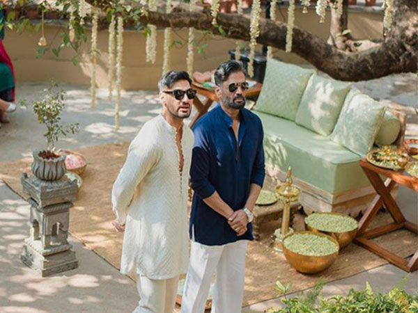 Ahan Shetty, Suniel Shetty (Photo/Instagram/@ahan.shetty)