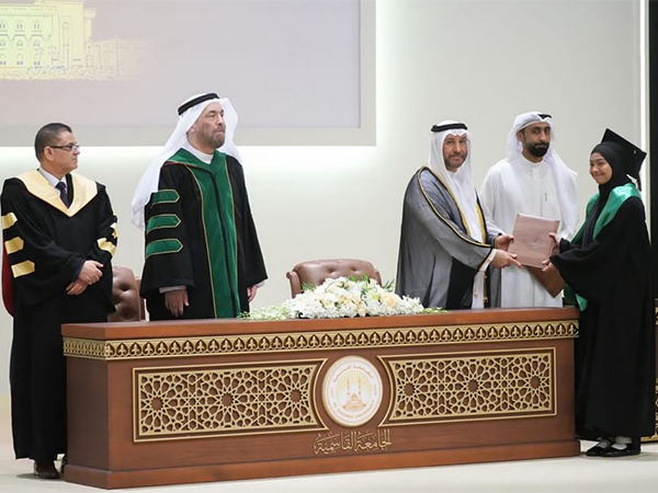 Al Qasimia University celebrates the graduation of its eighth student batch (Photo: WAM)