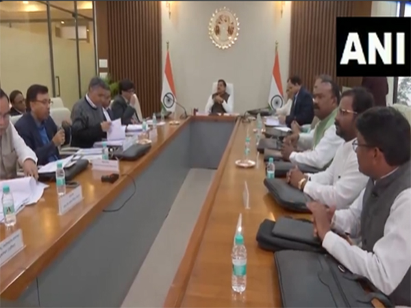 MP CM Mohan Yadav holding meeting (Photo/ANI)
