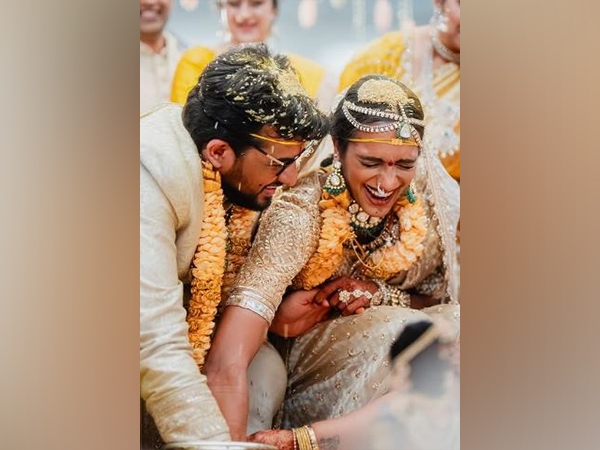 PV Sindhu and her husband (Image source: Instagram)